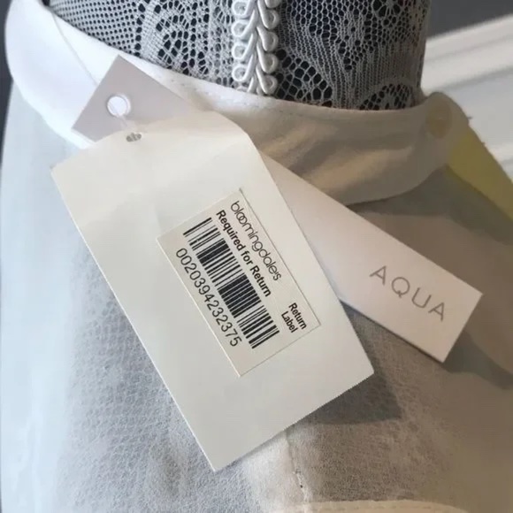 NWT Aqua Button Up Shear Tank - Picture 5 of 6